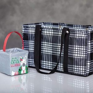 NWT-Large Utility Tote ~ CozyPlaid